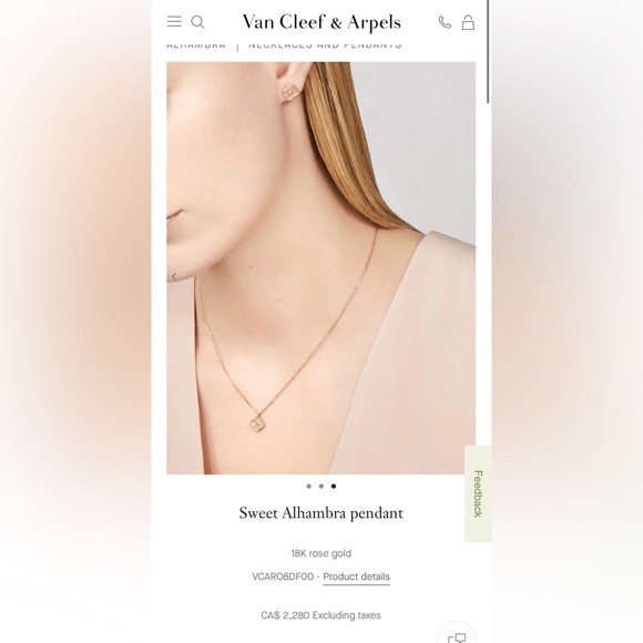 Van Cleef & Arpels Sweet Alhambra Pendant Necklace - Picture 6 of 6